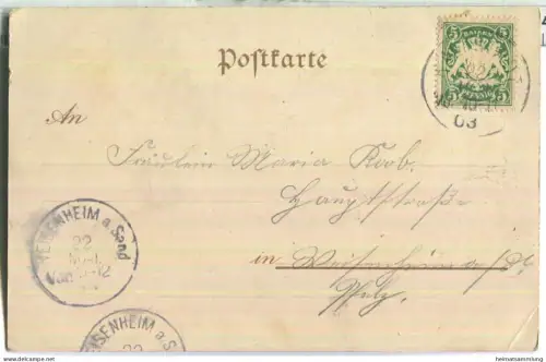 Bismarckturm auf dem Peterskopf - Verlag J. Rheinberger Dürkheim