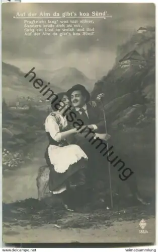 Auf der Alm da gibt' s koa Sünd... - Verlag K. Juno B. 182/4