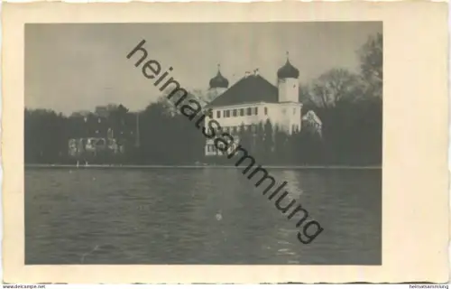 Wolfratshausen - Schloss Ammerland am Starnberger See - Foto-AK - Verlag Friedel Flossmann Wolfratshausen