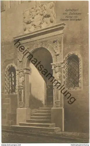 Radolfzell am Bodensee - Portal vom österr. Schlösschen - Verlag Ferd Schmitz Radolfzell
