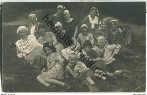 Frauen - Mode in Rehburg 1924 - Foto-Ansichtskarte