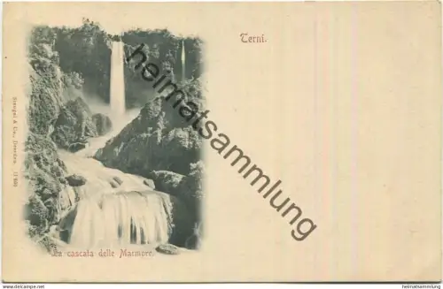 Terni - La cascata delle Marmore - Verlag Stengel & Co Dresden