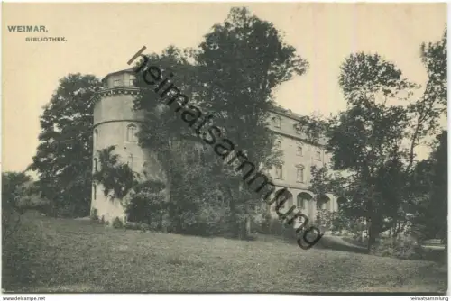 Weimar - Bibliothek - Verlag Zeller & Vogel Darmstadt 1909