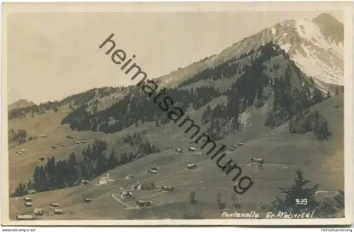 Fontanella - Gr. Walsertal - Foto-AK - Verlag Josef Hegenbart Bludenz