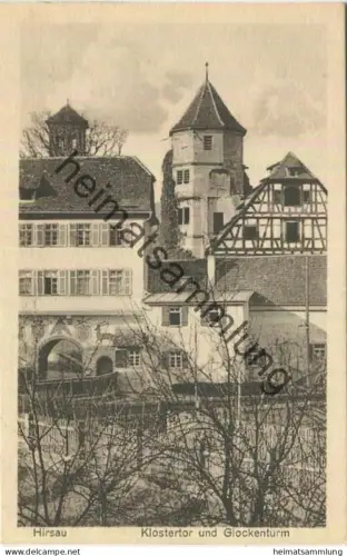 Hirsau - Klostertor und Glockenturm - Verlag J. Lutz Hirsau 20er Jahre