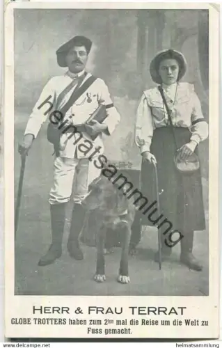 Herr & Frau Terrat - Globe Trotters haben zum 2. mal die Reise um die Welt zu Fuss gemacht