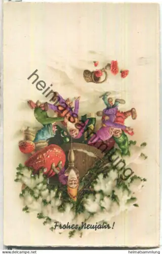 Frohes Neujahr - Wichtel - Zwerge