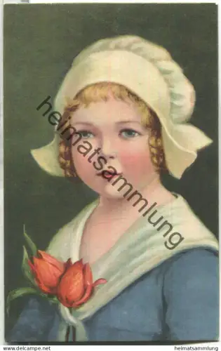 Mädchenportrait - Tulpen - Verlag WSSB 6874