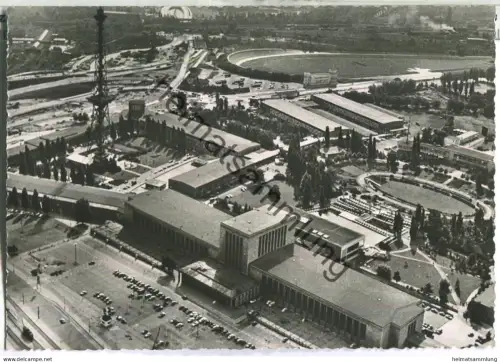 Berlin - Funkturm mit Messegelände - Luftbild - Foto-Ansichtskarte - Verlag Gerd Huffert Berlin