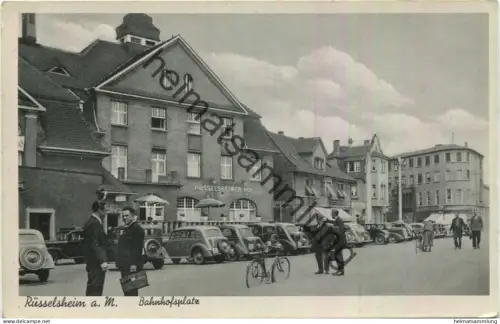 Rüsselsheim - Bahnhofplatz - Verlag Scherer Rüsselsheim
