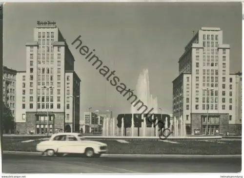 Berlin - Strausberger Platz - Foto-Ansichtskarte - Verlag H. Sander Berlin