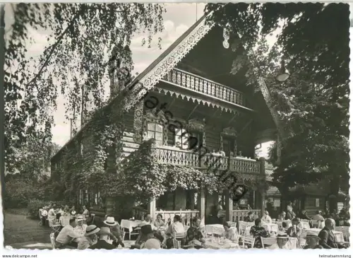 Gaststätte Blockhaus Nikolskoe - Foto-Ansichtskarte - Hans Andres Verlag Berlin