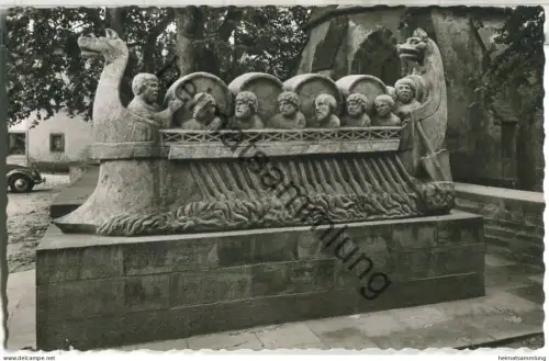 Neumagen an der Mosel - Weinschiff - Foto-Ansichtskarte - Verlag Gerda Bullacher Neumagen