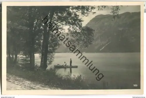 Wocheiner See - Vecerni motiv ob Bohinjskem jezeru - Foto-Ansichtskarte - Edition Fr. Pavlin