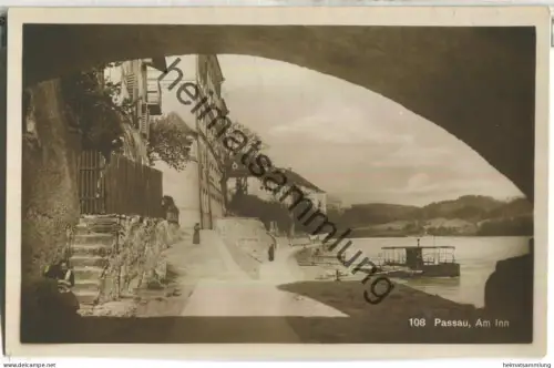 Passau - Am Inn - Foto-Ansichtskarte - Verlag Passauer Photo-Börse