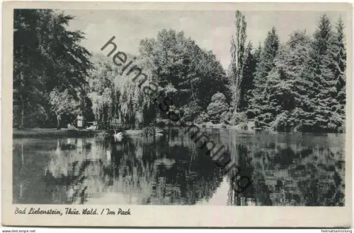 Bad Liebenstein - Im Park - Verlag Straub & Fischer Meiningen