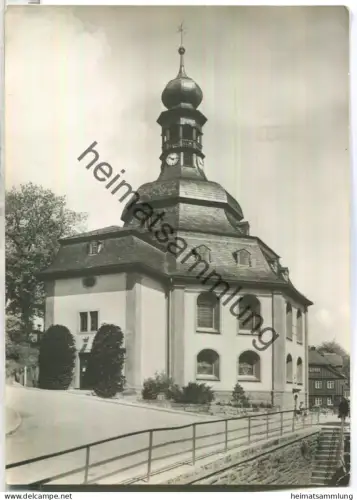 Klingenthal - Ev.-luth. Kirche Zum Friedefürsten - Foto-Ansichtskarte - Dick-Foto-Verlag Erlbach 60er Jahre