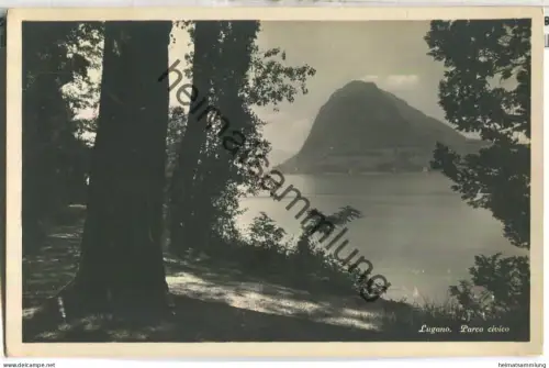 Lugano - Parco civico - Foto-Ansichtskarte - Edition Photoglob Zürich
