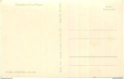 Binz - Foto-AK - Thür. Volksverlag Erfurt