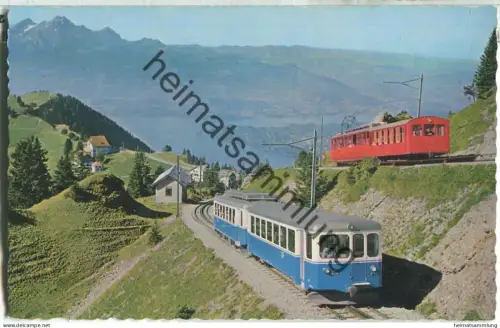 Rigi Staffel mit Vierwaldstättersee - Bahn - Edition Photoglob Zürich-Wehrli