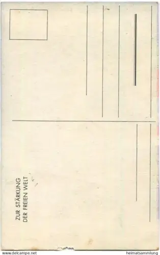 Marshallplan - reconstruire l'europe - 50er Jahre - Fehlstelle unten Mitte