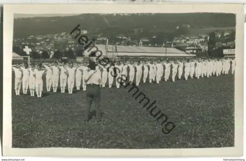 58. Eidgenössisches Turnfest in Genf 1925 - Foto-Ansichtskarte