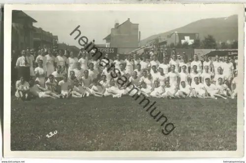58. Eidgenössisches Turnfest in Genf 1925 - Foto-Ansichtskarte Turnverein Madretsch