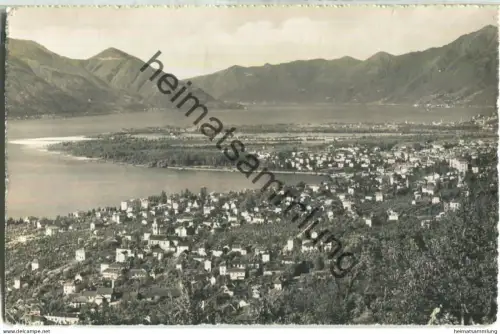 Minusio con vista su Locarno - Foto-Ansichtskarte