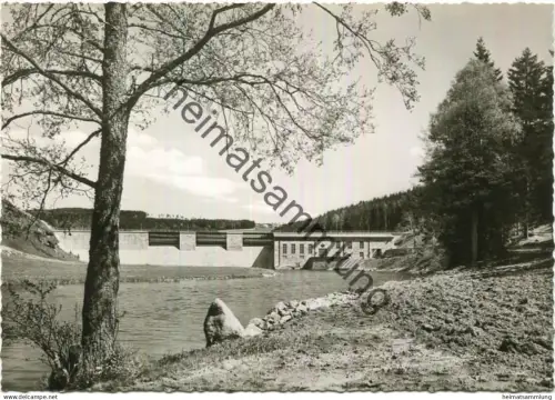 Kraftwerk und Talsperre Trausnitz - Foto-AK Grossformat - Verlag Wolf Nabburg