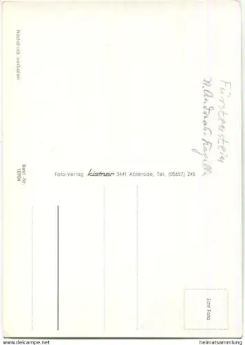 Blick in das Schöne Werratal bei Albungen - Fürstenstein - St. Andreas Kapelle - Foto-AK Grossformat - Verlag Kistner Ab