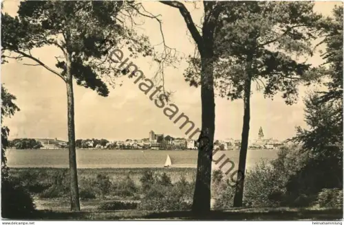 Waren - Blick von den Ecktannen 1962 - Foto-AK - Verlag Rotophot Bestensee - Handabzug