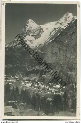 Mürren - Eiger und Mönch - Foto-Ansichtskarte - Edition Perrochet-Matile Lausanne