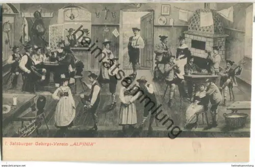 1. Salzburger Gebirgs-Verein Alpina - Selbstverlag ca. 1900