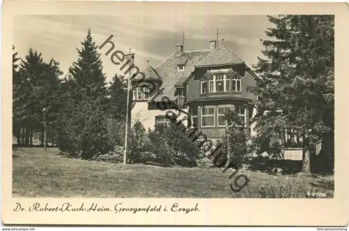 Georgenfeld - Dr. Robert-Koch-Heim - Foto-AK - Verlag W. Kenne Dresden gel. 1956