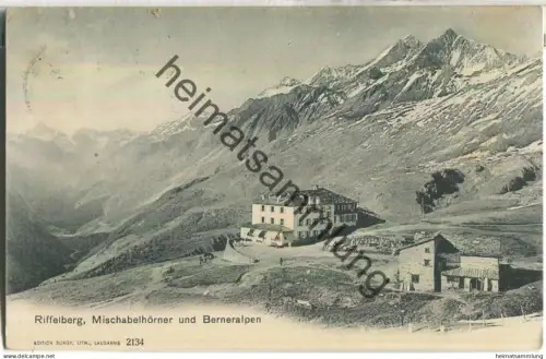 Riffelberg - Mischabelhörner und Berneralpen - Edition Gurgy Lausanne