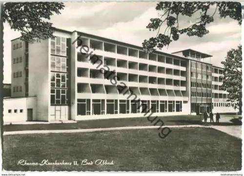 Bad Abbach - Rheuma-Krankenhaus II - Foto-Ansichtskarte - Verlag Foto-Schrembs Regensburg