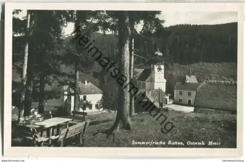 Ratten 1940 - Foto-Postkarte - Verlag Franz Knollmüller Graz