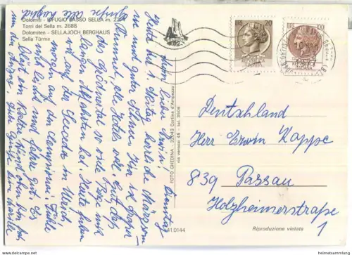 Refugio Passo Sella - Sellajoch Berghaus - Gondelbahn - Edizioni Ghedina Cortina