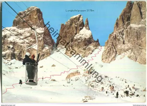 Passo Sella mit Gondelbahn - Verlag Sciliaria Schlern