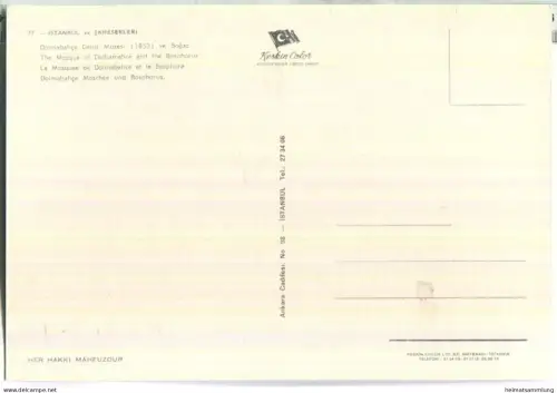 Istanbul - Dolmabahce Deniz Müzesi ve Bogaz