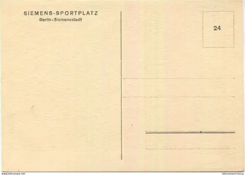 Berlin-Siemensstadt - Sportplatz - AK-Grossformat
