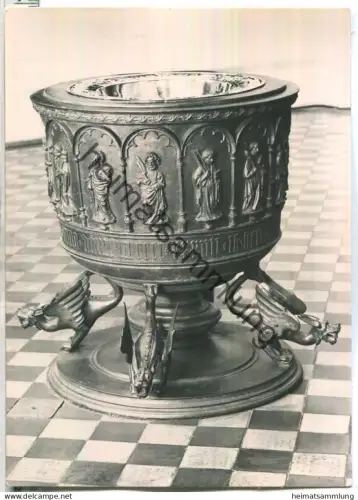 Berlin - St. Marienkirche - Taufbecken - Verlag Deutsche Fotothek Dresden