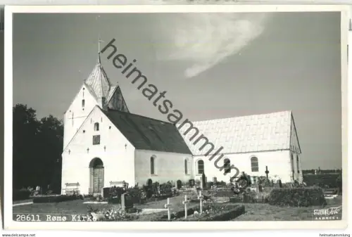 Römö - Kirke - Foto-Ansichtskarte - Verlag Foto-Stjerne Aarhus