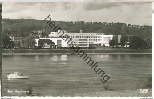 Bonn - Bundeshaus - Foto-Ansichtskarte - Verlag Jos. Kessel Niederdollendorf