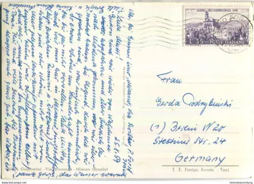 Misano (Brasile) - Ristorante Gamberini - Ed. A. Gamberini Via Litoranea Misano