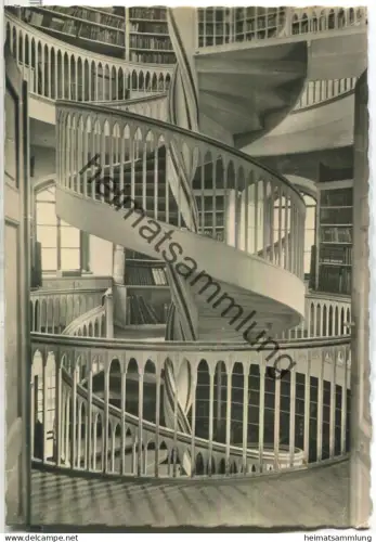 Weimar - Landesbibliothek - Turmbau mit Wendeltreppe - Verlag L. Held Weimar