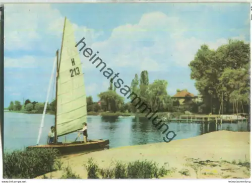Plaue bei Brandenburg - Am Bootshaus - VEB Bild und Heimat Reichenbach