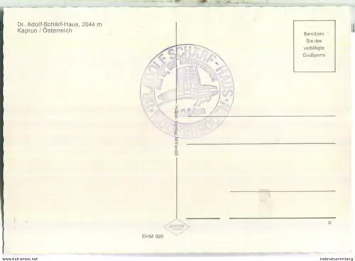 Kaprun - Dr. Adolf Schärf Haus - Huber Verlag Mittersill