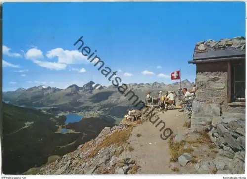 Blick vom Oberen Schafberg - Segantini-Hütte - Verlag Foto-Flury Pontresina