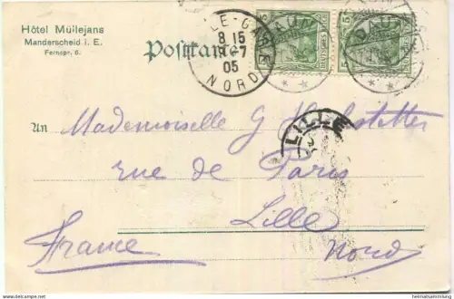 Manderscheid - Verlag Bernhard Manderscheid in der Eifel gel. 1905